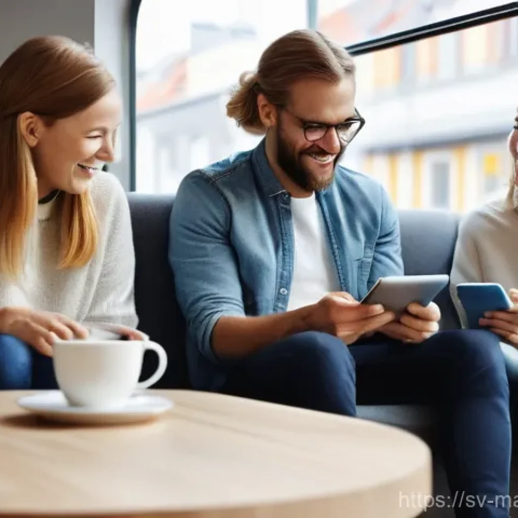 바이럴 콘텐츠의 시기적절한 배포 전략 - **Swedish Digital Life - Audience Engagement at Various Times**
    "A vibrant collage of diverse Sw...